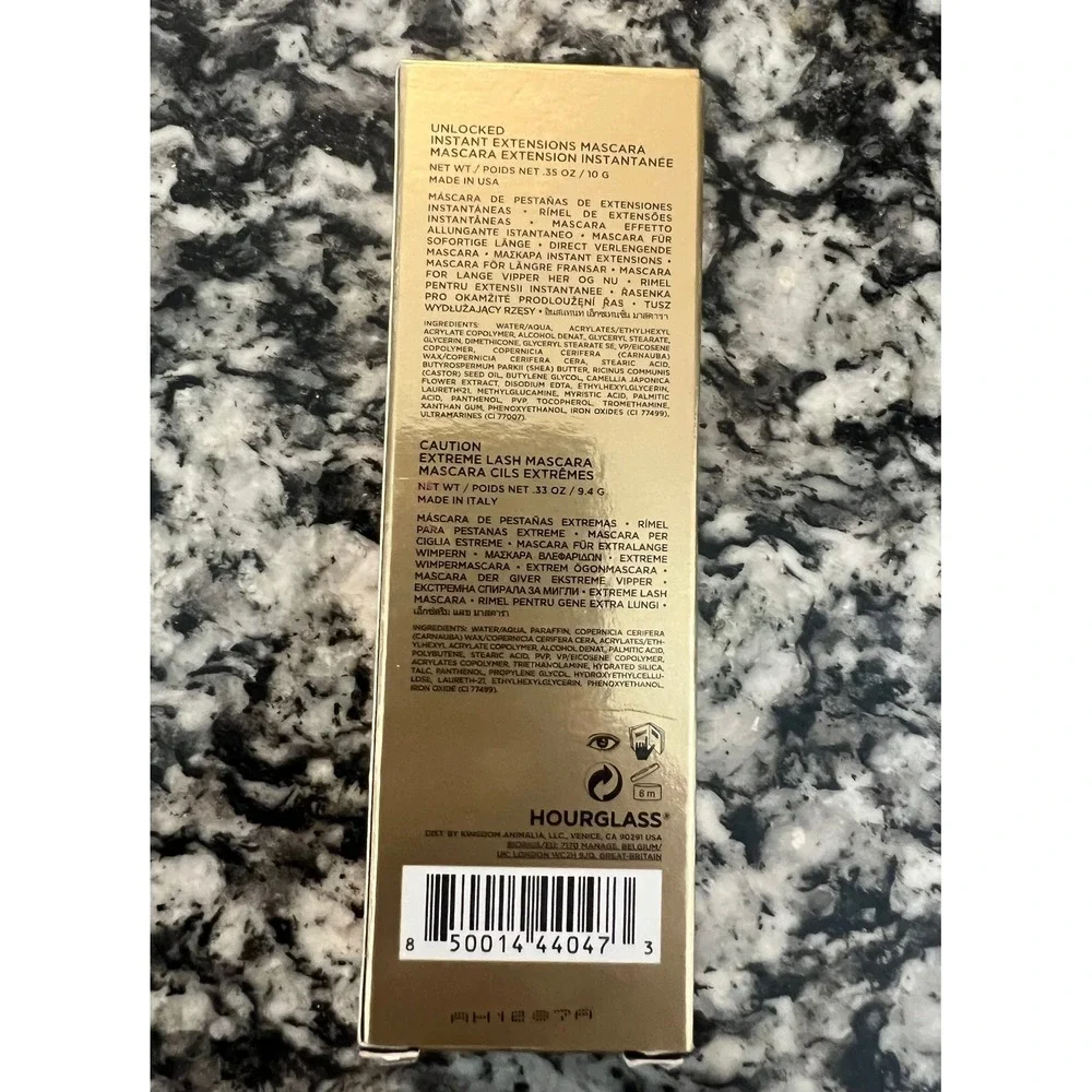 Hourglass Caution Mascara Ultra Black New in Box (Unlocked not included)